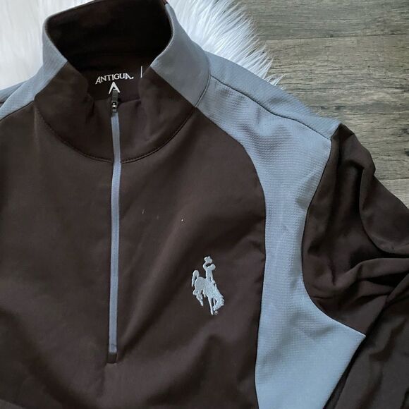 MENS ANTIGUA 1/2 ZIP SIZE SMALL - Picture 2 of 3